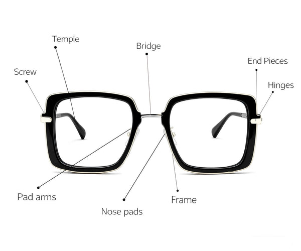 Easily Know Your Glasses: Parts and Their Names – Eydology