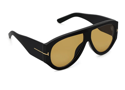 IK005 Black Oversized Aviator Fashion Glasses