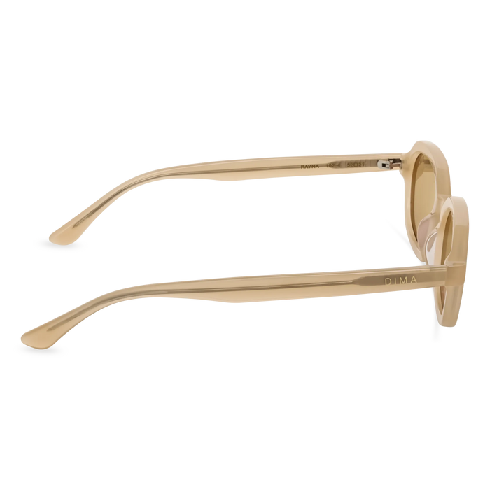 DIMA Eyewear Rayna Bone Frame Light Brown Lens 4