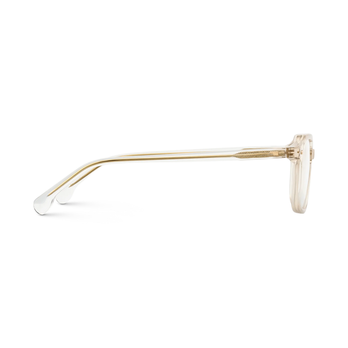 Jake Light Champagne Men's Rectangle Glasses 4