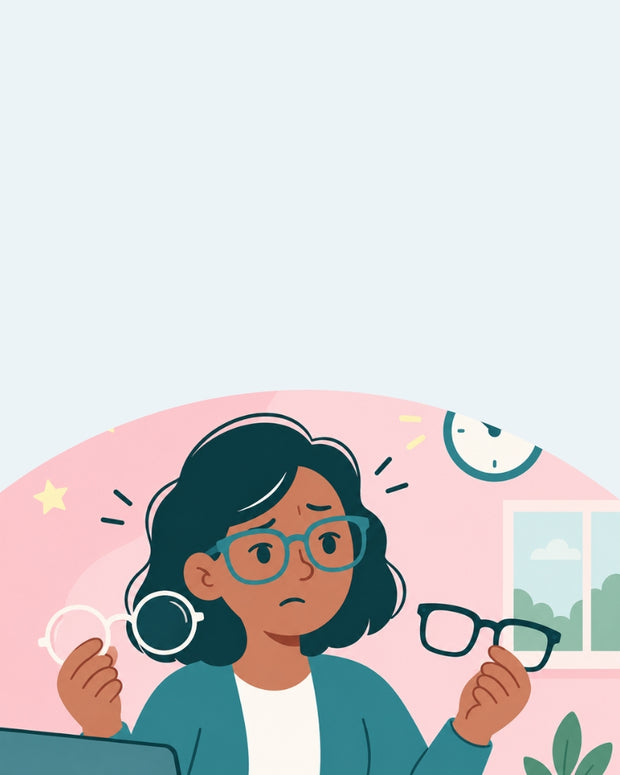 Banner image for: <p><strong>Constantly switching between different pairs of glasses?</strong></p>