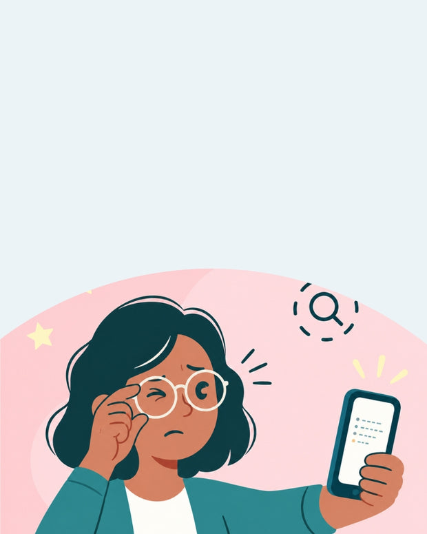 Banner image for: <p><strong>Holding your phone farther away to read?</strong></p>