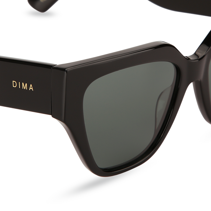 Eydology Edith Black Frame G15 Lens Glasses 4