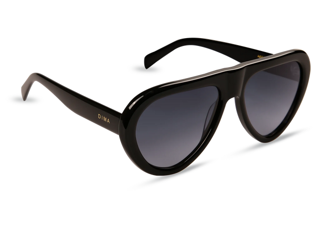 Aggie black frame blue gradient lens 2