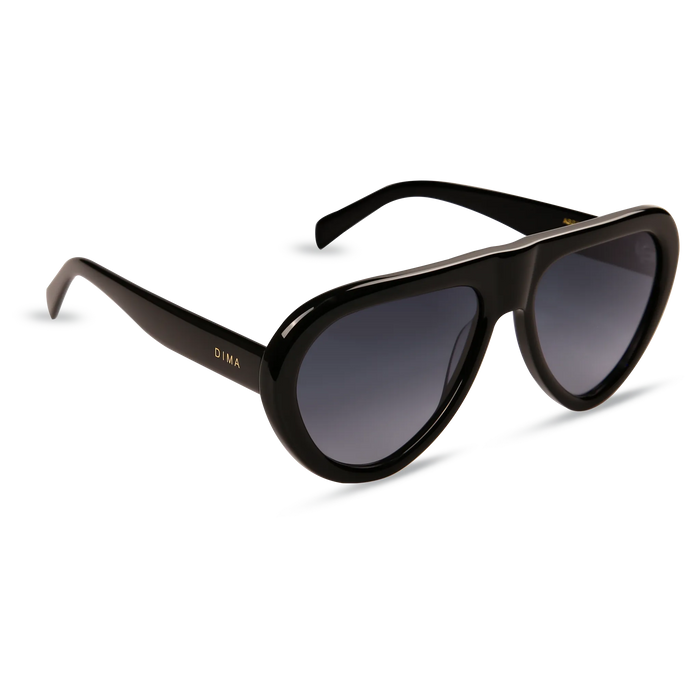 Aggie black frame blue gradient lens 2