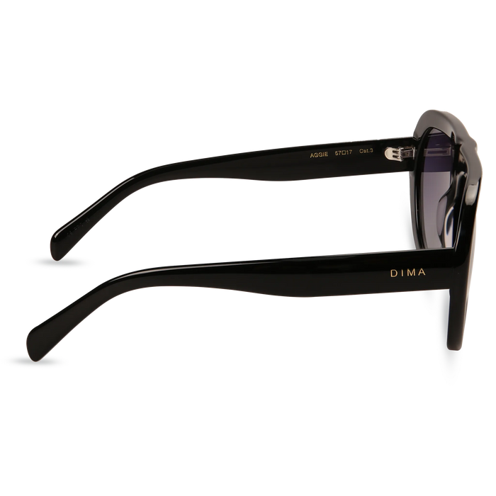 Aggie black frame blue gradient lens 3