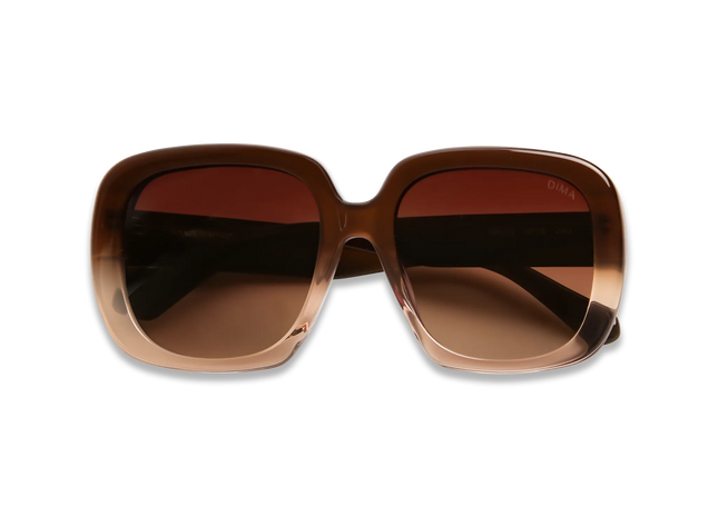 Amelia milky brown gradient frame brown gradient lens 2