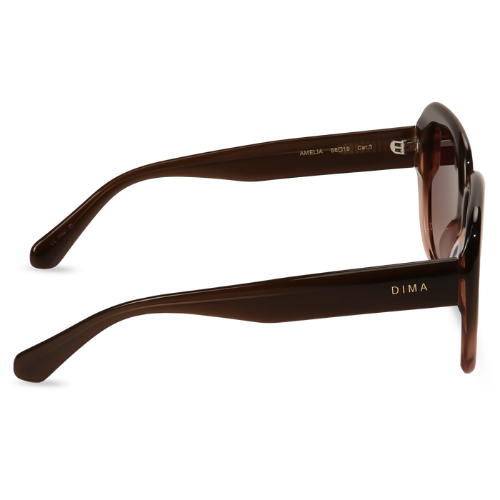 Amelia milky brown gradient frame brown gradient lens 4