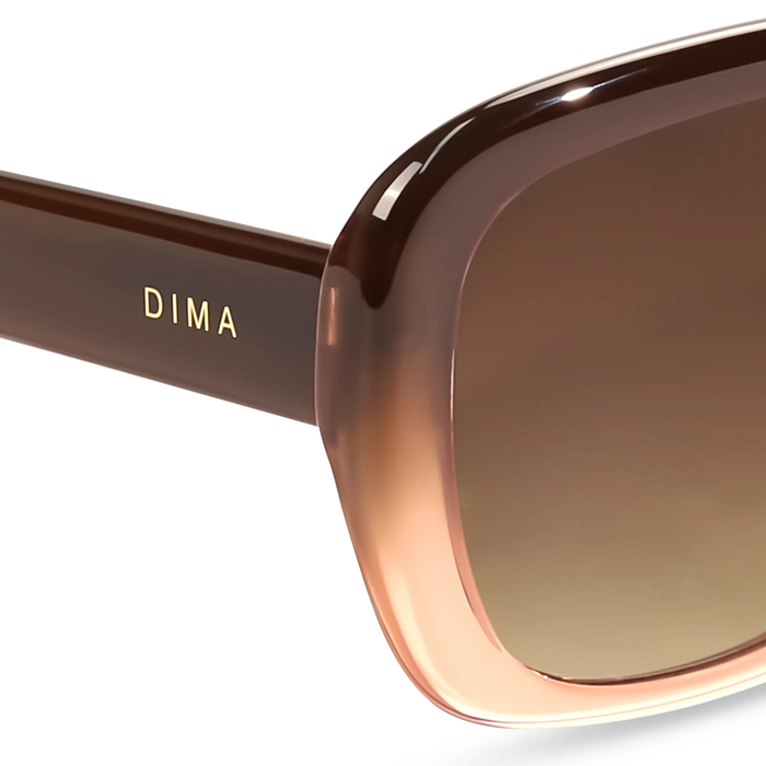 Amelia milky brown gradient frame brown gradient lens 5