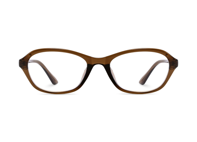 Aspen Dark Brown Round Glasses 2