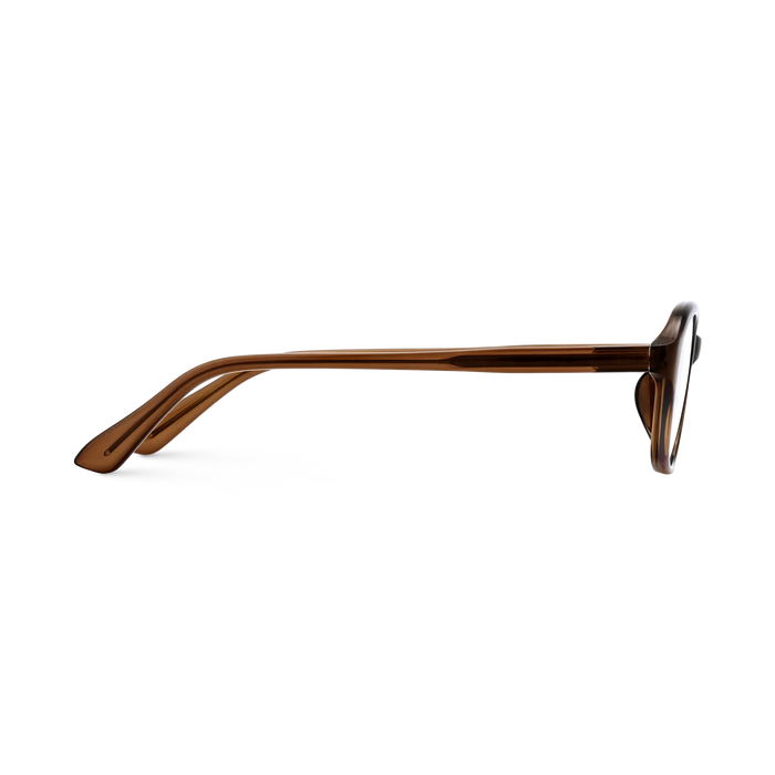 Aspen Dark Brown Round Glasses 4