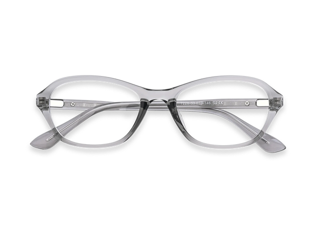 Aspen Grey Round Glasses 1