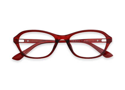 Aspen Red Round Glasses 1