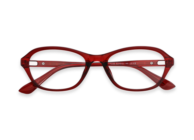 Aspen Red Round Glasses 1