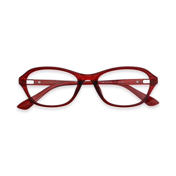 Aspen Red Round Glasses 1
