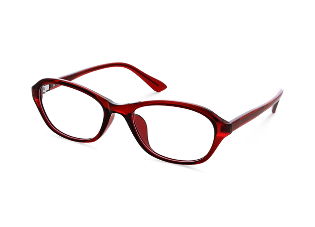 Aspen Red Round Glasses 3
