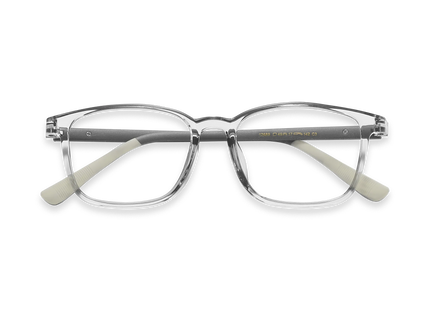 Baker Crystal Grey Square Kids Glasses 1