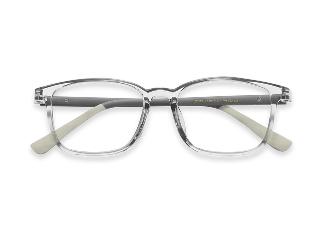 Baker Crystal Grey Square Kids Glasses 1