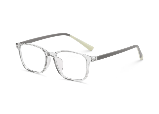 Baker Crystal Grey Square Kids Glasses 3