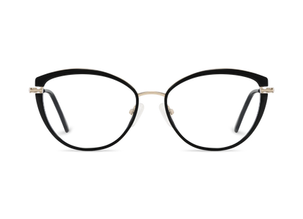 Barrett Gold/Black Cat Eye Glasses 2