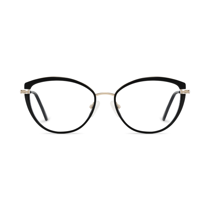 Barrett Gold/Black Cat Eye Glasses 2