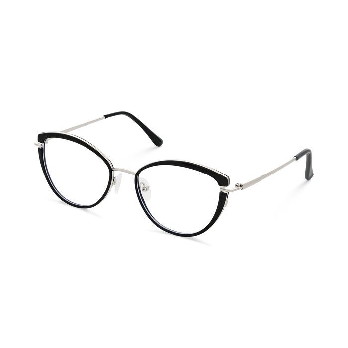 Barrett Gold/Black Cat Eye Glasses 3