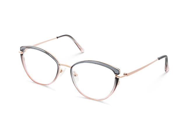 Barrett Grey to Pink Cat Eye Glasses 3