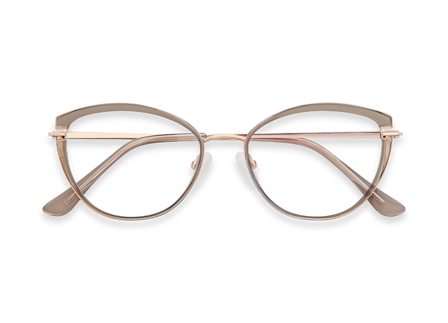 Barrett Light Brown Cat Eye Glasses 1