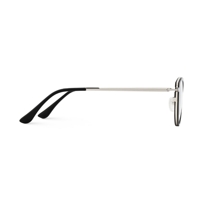 Barrett Silver/Black Cat Eye Glasses 4