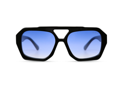 Beth black frame blue gradient lens 1