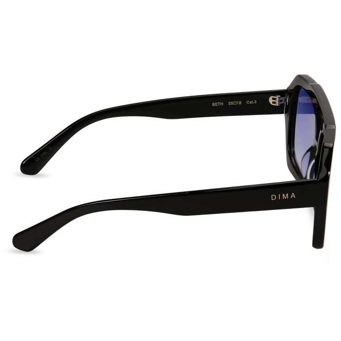 Beth black frame blue gradient lens 4