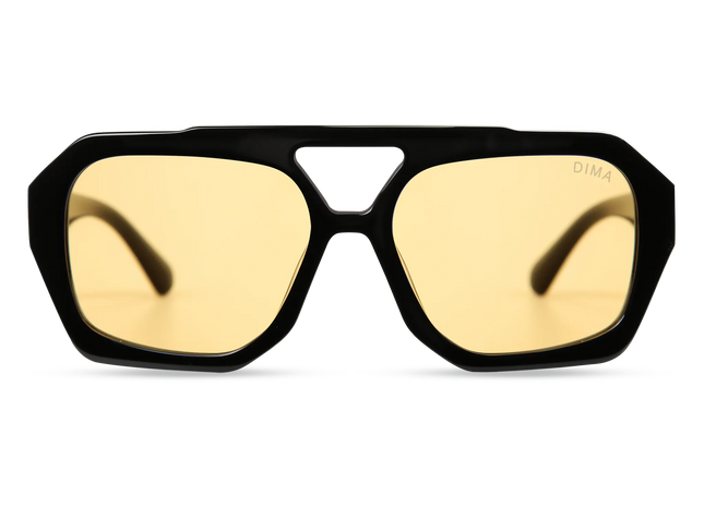 Beth black frame yellow lens 1