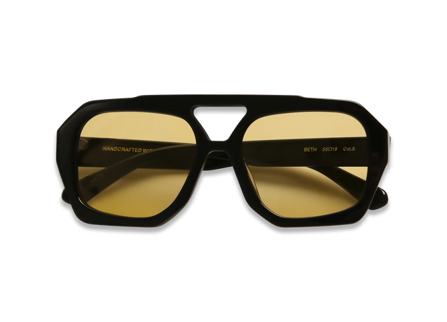 Beth black frame yellow lens 2