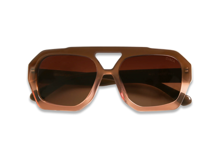  Beth milky brown gradient frame brown gradient lens 2