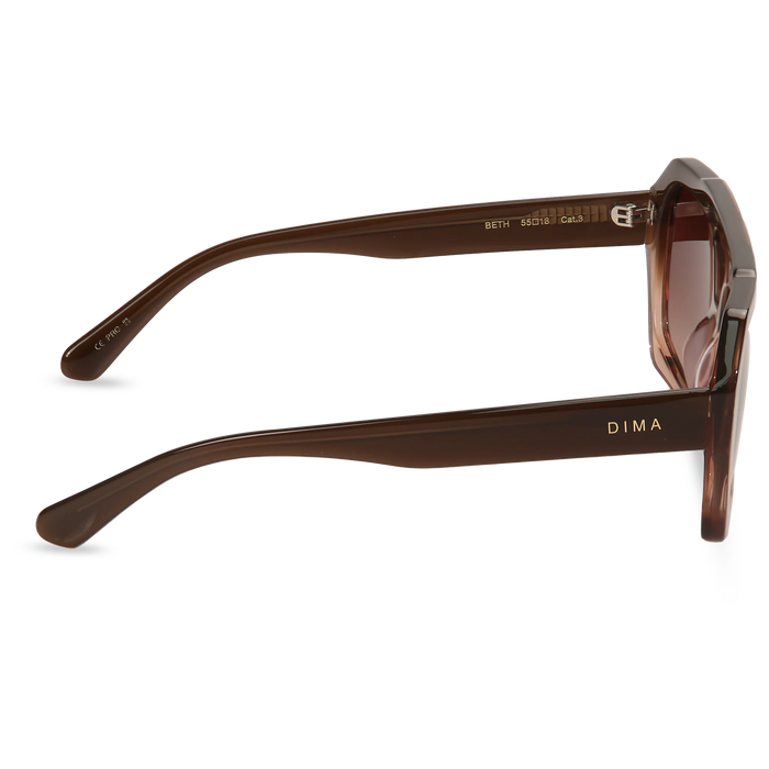  Beth milky brown gradient frame brown gradient lens 4