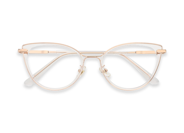 Blakely Clear Cat Eye Glasses 1