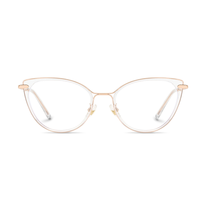 Blakely Clear Cat Eye Glasses 2