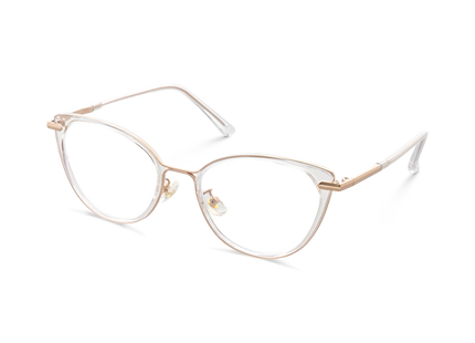 Blakely Clear Cat Eye Glasses 3