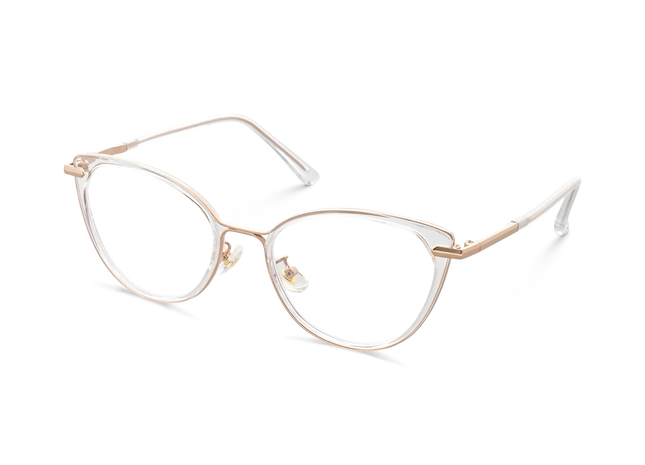 Blakely Clear Cat Eye Glasses 3