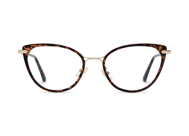 Blakely Dark Tortoise Cat Eye Glasses 2