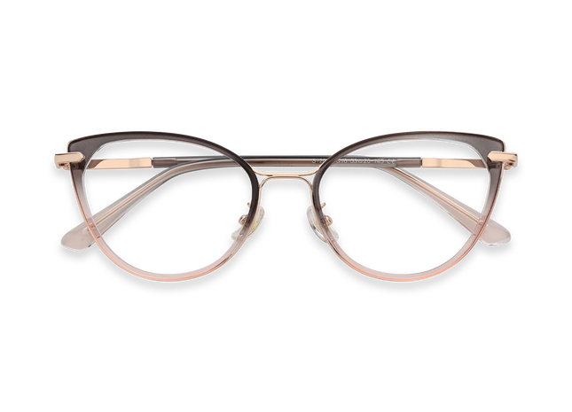 Blakely Grey to Pink Cat Eye Glasses 1
