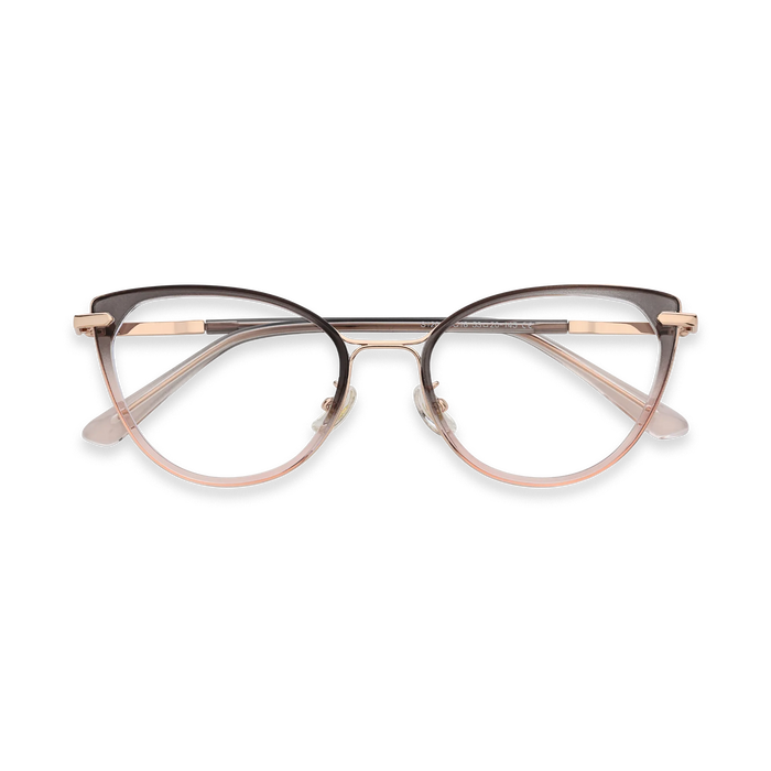 Blakely Grey to Pink Cat Eye Glasses 1