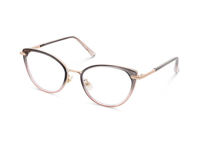 Blakely Grey to Pink Cat Eye Glasses 3