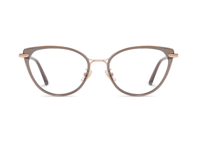 Blakely Light Brown Cat Eye Glasses 2