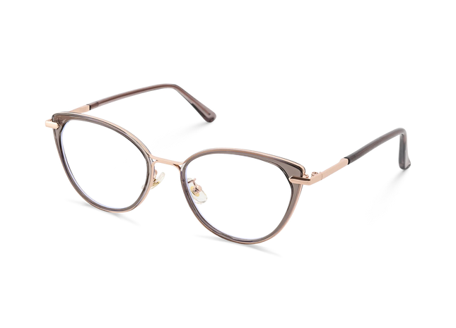 Blakely Light Brown Cat Eye Glasses 3