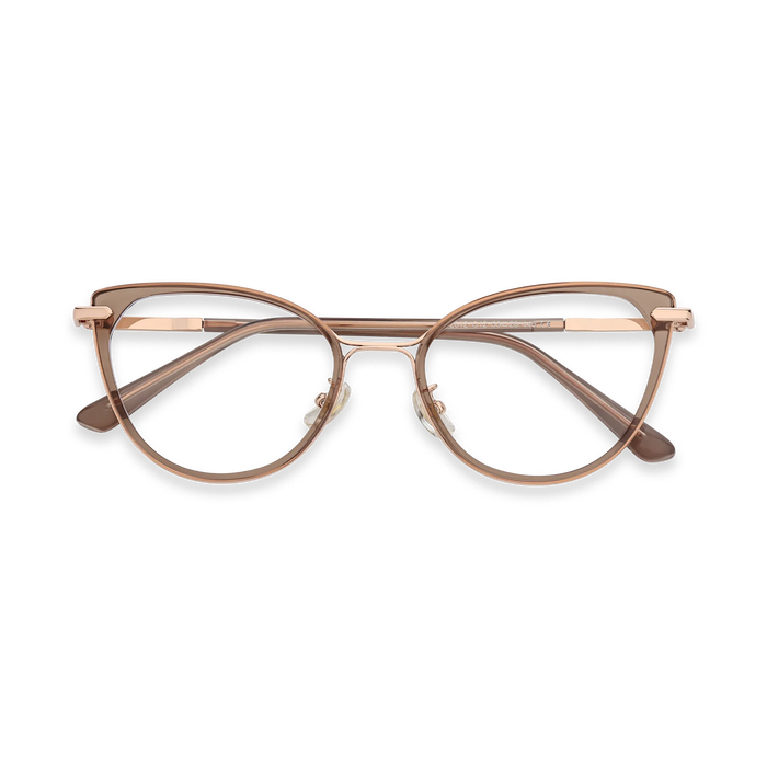 Blakely Peach Cat Eye Glasses 1