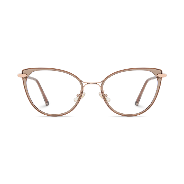 Blakely Peach Cat Eye Glasses 2