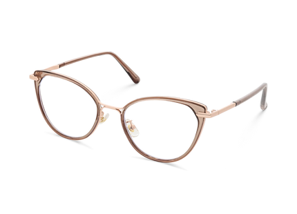 Blakely Peach Cat Eye Glasses 3
