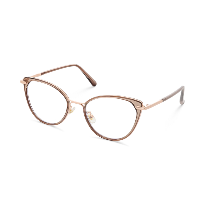 Blakely Peach Cat Eye Glasses 3