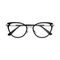 Blakely Silver/Black Cat Eye Glasses 1
